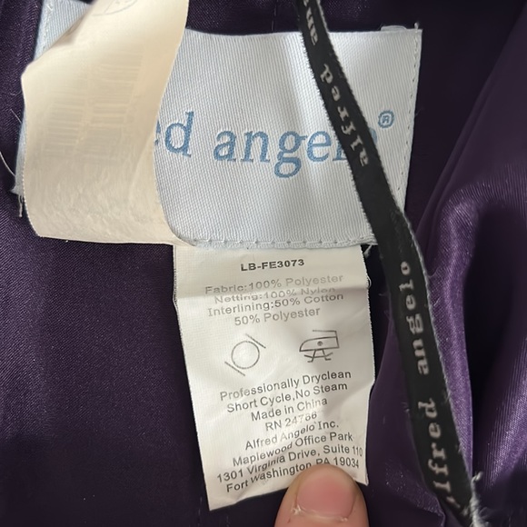 Alfred Angelo purple formal dress - Picture 6 of 8